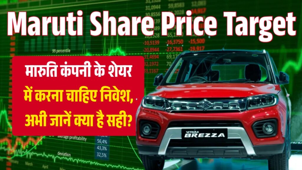 Maruti Share Price Target
